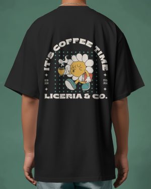 Men's Coffee Time Oversized T Shirt