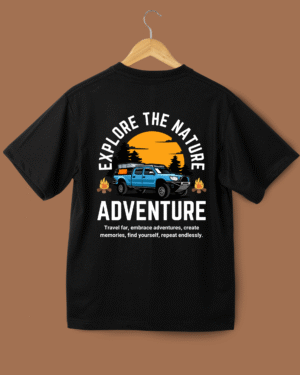 Men’s Explore The Nature Adventure Oversized T-Shirt