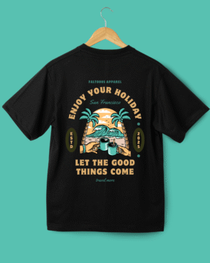 Men’s Enjoy Your Holiday Oversized T-Shirt