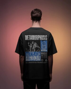 Men's Metamorphosis Angel Graphic Oversized T-Shirt